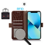 Custodia per telefono in pelle di vacchetta di coccodrillo, For OnePlus Nord CE4 5G Global, For OnePlus Ace 3 / 12R, For OnePlus Ace 2 Pro, For OnePlus Nord CE3 5G, For OnePlus Nord 3 / Ace 2V