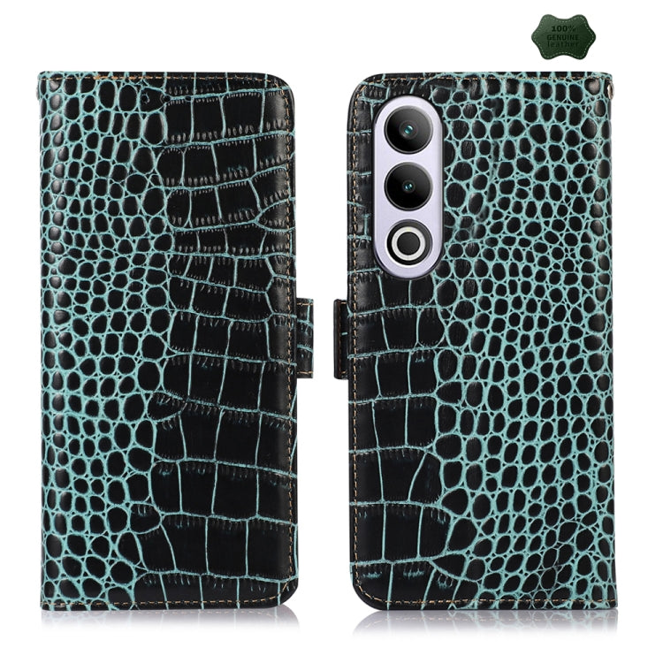 Custodia per telefono in pelle di vacchetta di coccodrillo, For OnePlus Nord CE4 5G Global, For OnePlus Ace 3 / 12R, For OnePlus Ace 2 Pro, For OnePlus Nord CE3 5G, For OnePlus Nord 3 / Ace 2V