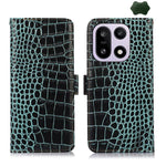 Custodia per telefono in pelle di vacchetta di coccodrillo, For OnePlus Nord CE6 Lite 5G Global, For OnePlus Ace 6 Ultra, For OnePlus 15T, For OnePlus Turbo 6V / Turbo 6, For OnePlus 15R/Ace 6 5G/Ace 6T 5G, For OnePlus 15