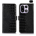 Custodia per telefono in pelle di vacchetta di coccodrillo, For OnePlus Nord CE6 Lite 5G Global, For OnePlus Ace 6 Ultra, For OnePlus 15T, For OnePlus Turbo 6V / Turbo 6, For OnePlus 15R/Ace 6 5G/Ace 6T 5G, For OnePlus 15