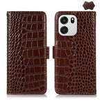 Custodia per telefono in pelle di vacchetta di coccodrillo, For OnePlus Nord CE6 Lite 5G Global, For OnePlus Ace 6 Ultra, For OnePlus 15T, For OnePlus Turbo 6V / Turbo 6, For OnePlus 15R/Ace 6 5G/Ace 6T 5G, For OnePlus 15