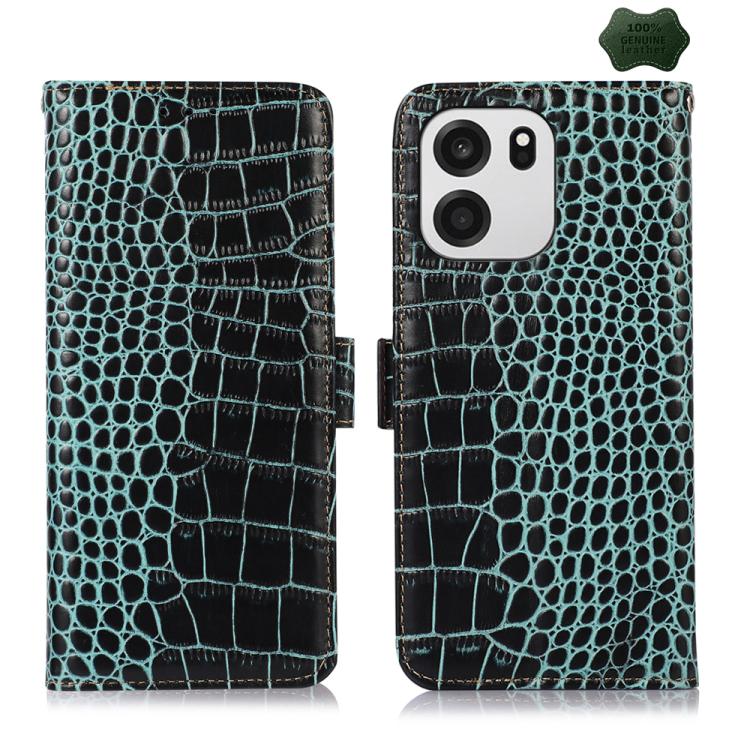 Custodia per telefono in pelle di vacchetta di coccodrillo, For OnePlus Nord CE6 Lite 5G Global, For OnePlus Ace 6 Ultra, For OnePlus 15T, For OnePlus Turbo 6V / Turbo 6, For OnePlus 15R/Ace 6 5G/Ace 6T 5G, For OnePlus 15