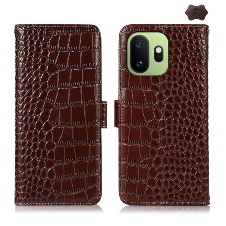 Custodia per telefono in pelle di vacchetta di coccodrillo, For OnePlus Nord CE6 Lite 5G Global, For OnePlus Ace 6 Ultra, For OnePlus 15T, For OnePlus Turbo 6V / Turbo 6, For OnePlus 15R/Ace 6 5G/Ace 6T 5G, For OnePlus 15