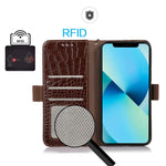 Custodia per telefono in pelle di vacchetta di coccodrillo, For OnePlus Nord CE6 Lite 5G Global, For OnePlus Ace 6 Ultra, For OnePlus 15T, For OnePlus Turbo 6V / Turbo 6, For OnePlus 15R/Ace 6 5G/Ace 6T 5G, For OnePlus 15