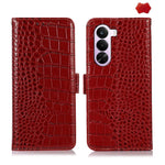 Custodia per telefono in pelle di vacchetta di coccodrillo, For OnePlus Nord CE6 Lite 5G Global, For OnePlus Ace 6 Ultra, For OnePlus 15T, For OnePlus Turbo 6V / Turbo 6, For OnePlus 15R/Ace 6 5G/Ace 6T 5G, For OnePlus 15