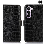 Custodia per telefono in pelle di vacchetta di coccodrillo, For OnePlus Nord CE6 Lite 5G Global, For OnePlus Ace 6 Ultra, For OnePlus 15T, For OnePlus Turbo 6V / Turbo 6, For OnePlus 15R/Ace 6 5G/Ace 6T 5G, For OnePlus 15