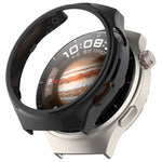 Custodia protettiva per orologio scavata a mezza copertura + set di pellicole idrogel, For Huawei Watch 4 Pro