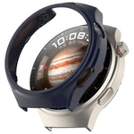 Custodia protettiva per orologio scavata a mezza copertura + set di pellicole idrogel, For Huawei Watch 4 Pro