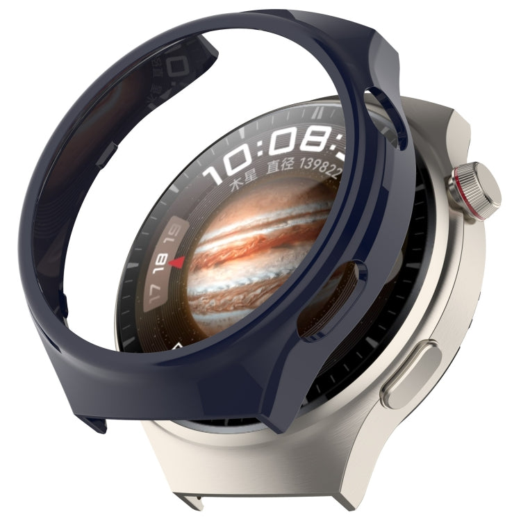 Custodia protettiva per orologio scavata a mezza copertura + set di pellicole idrogel, For Huawei Watch 4 Pro