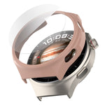 Custodia protettiva per orologio scavata a mezza copertura + set di pellicole idrogel, For Huawei Watch 4 Pro