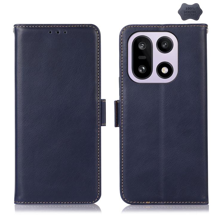 Custodia per telefono RFID in vera pelle con struttura magnetica Crazy Horse, For OnePlus Nord CE6 Lite 5G Global, For OnePlus Ace 6 Ultra, For OnePlus 15T, For OnePlus Turbo 6V / Turbo 6, For OnePlus 15R/Ace 6 5G/Ace 6T 5G, For OnePlus 15