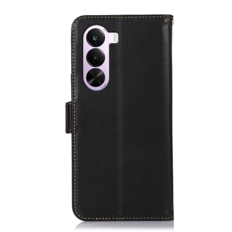 Custodia per telefono RFID in vera pelle con struttura magnetica Crazy Horse, For OnePlus Nord CE6 Lite 5G Global, For OnePlus Ace 6 Ultra, For OnePlus 15T, For OnePlus Turbo 6V / Turbo 6, For OnePlus 15R/Ace 6 5G/Ace 6T 5G, For OnePlus 15