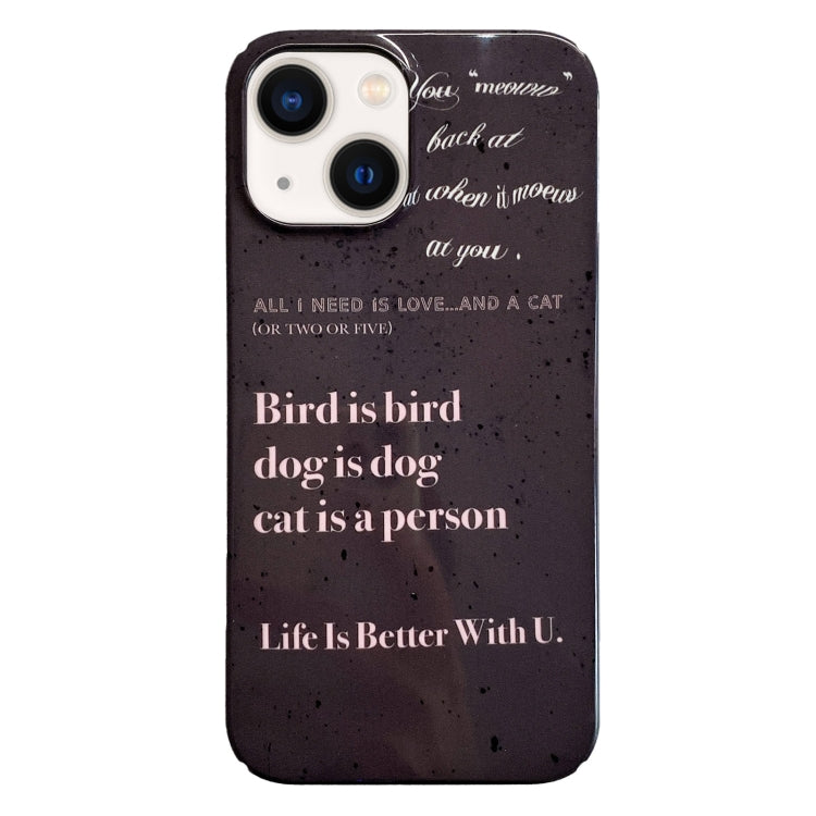Custodia PC con motivo dipinto per iPhone 14