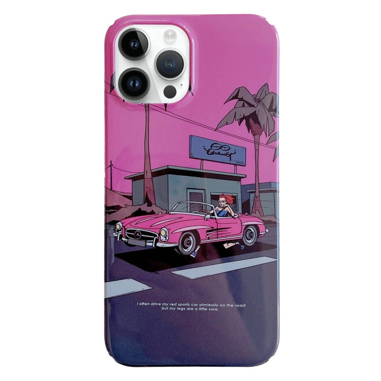 Custodia iPhone 14 Pro con motivo dipinto