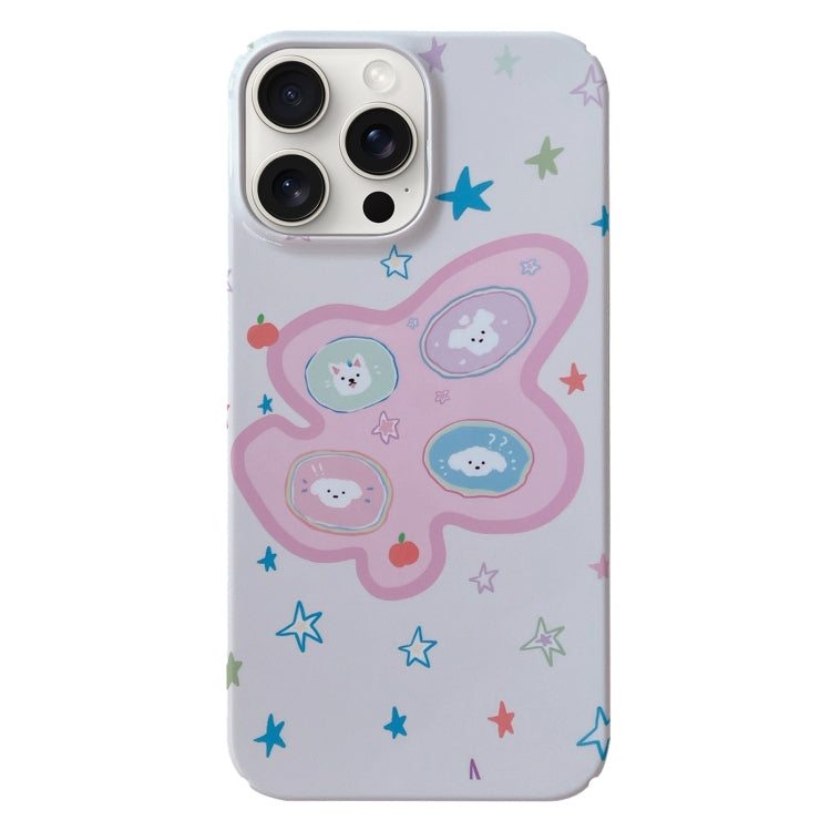 Custodia PC con motivo dipinto per iPhone 15 Pro