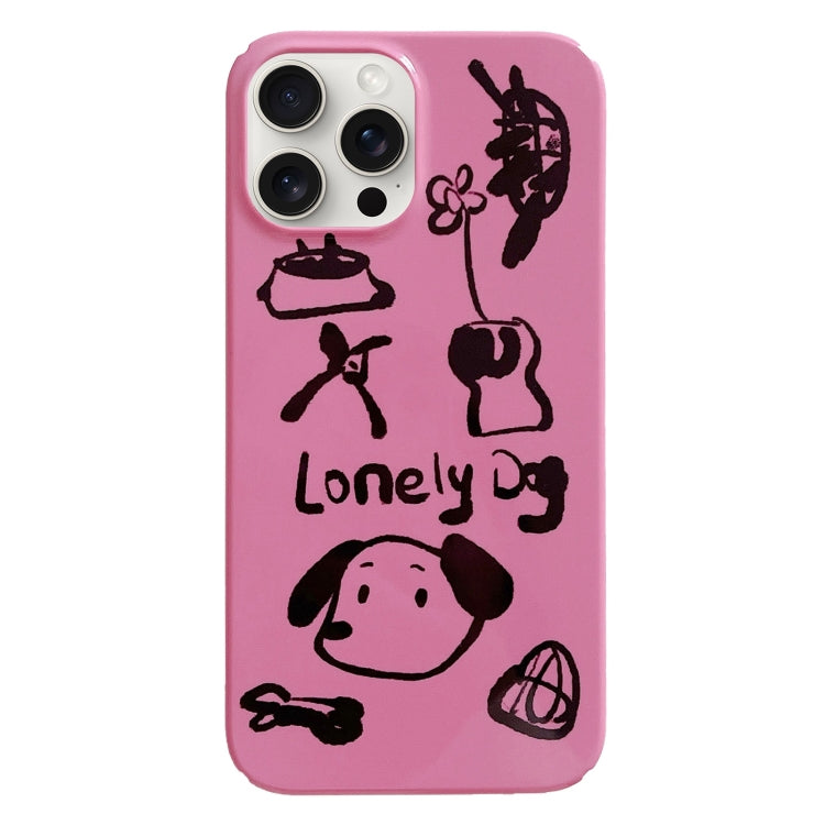 Custodia PC con motivo dipinto per iPhone 15 Pro