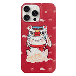 Custodia PC con motivo dipinto per iPhone 15 Pro