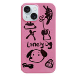 Custodia per iPhone 15 con motivo dipinto