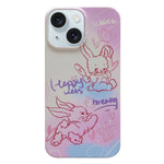 Custodia iPhone 15 Plus con motivo dipinto
