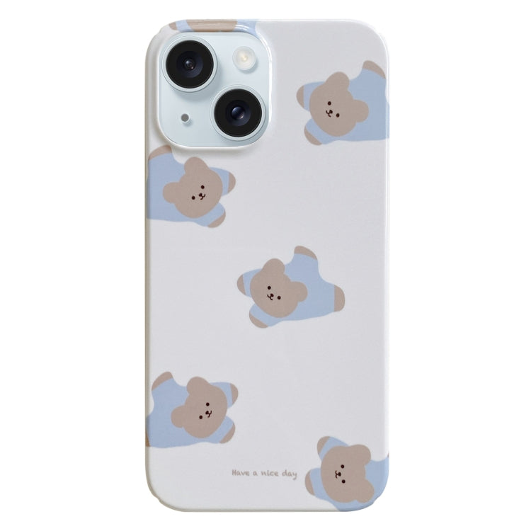 Custodia iPhone 15 Plus con motivo dipinto