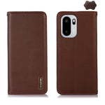 KHAZNEH Custodia per telefono in pelle di vacchetta con strato superiore nappa, For OnePlus Nord CE6 Lite 5G Global, For OnePlus Ace 6 Ultra, For OnePlus 15T, For OnePlus Turbo 6V / Turbo 6, For OnePlus 15R/Ace 6 5G/Ace 6T 5G, For OnePlus 15
