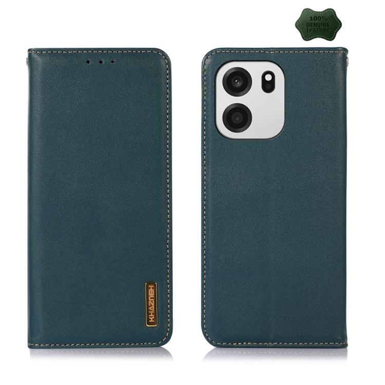 KHAZNEH Custodia per telefono in pelle di vacchetta con strato superiore nappa, For OnePlus Nord CE6 Lite 5G Global, For OnePlus Ace 6 Ultra, For OnePlus 15T, For OnePlus Turbo 6V / Turbo 6, For OnePlus 15R/Ace 6 5G/Ace 6T 5G, For OnePlus 15
