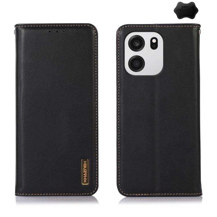 KHAZNEH Custodia per telefono in pelle di vacchetta con strato superiore nappa, For OnePlus Nord CE6 Lite 5G Global, For OnePlus Ace 6 Ultra, For OnePlus 15T, For OnePlus Turbo 6V / Turbo 6, For OnePlus 15R/Ace 6 5G/Ace 6T 5G, For OnePlus 15
