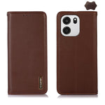 KHAZNEH Custodia per telefono in pelle di vacchetta con strato superiore nappa, For OnePlus Nord CE6 Lite 5G Global, For OnePlus Ace 6 Ultra, For OnePlus 15T, For OnePlus Turbo 6V / Turbo 6, For OnePlus 15R/Ace 6 5G/Ace 6T 5G, For OnePlus 15
