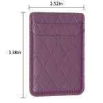 BFK11 Diamond Lattice Card Bag Adesivo posteriore per cellulare