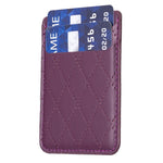 BFK11 Diamond Lattice Card Bag Adesivo posteriore per cellulare