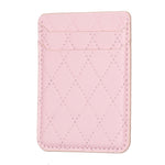 BFK11 Diamond Lattice Card Bag Adesivo posteriore per cellulare