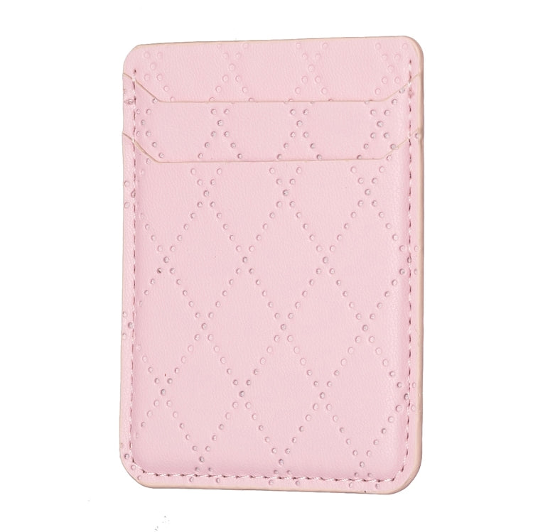 BFK11 Diamond Lattice Card Bag Adesivo posteriore per cellulare