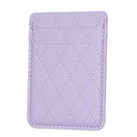 BFK11 Diamond Lattice Card Bag Adesivo posteriore per cellulare