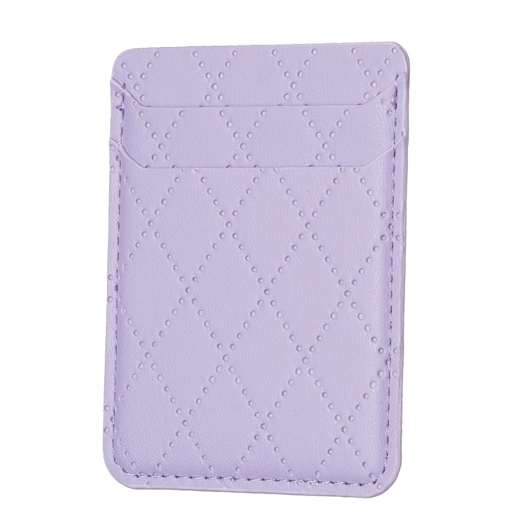 BFK11 Diamond Lattice Card Bag Adesivo posteriore per cellulare