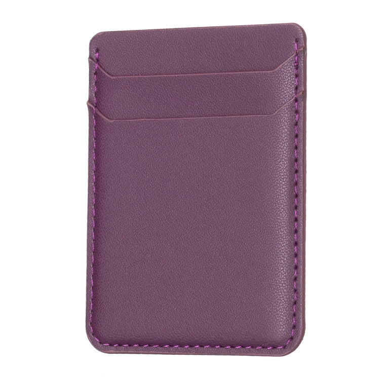 Adesivo posteriore in pelle PU con slot per carte
