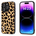 Custodia leopardata ABEEL per iPhone 15 e 14