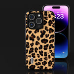 Custodia leopardata ABEEL per iPhone 15 e 14