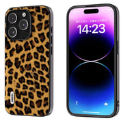 Custodia leopardata ABEEL per iPhone 15 e 14
