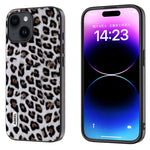 Custodia leopardata ABEEL per iPhone 15 e 14