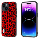 Custodia leopardata ABEEL per iPhone 15 e 14