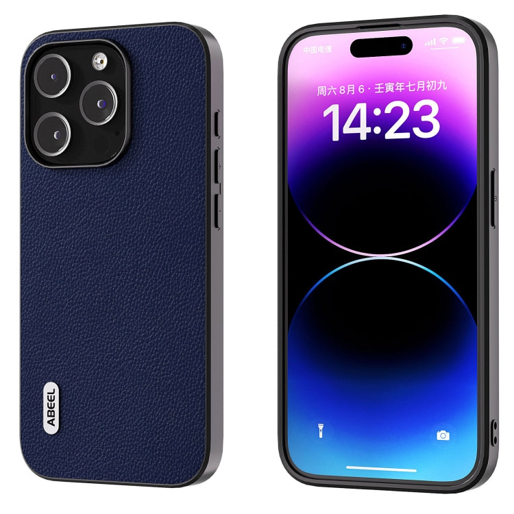 Custodia in vera pelle ABEEL per iPhone 15 e 16