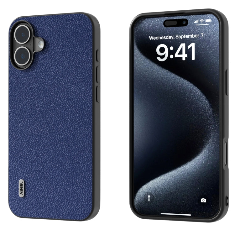 Custodia in vera pelle ABEEL per iPhone 15 e 16