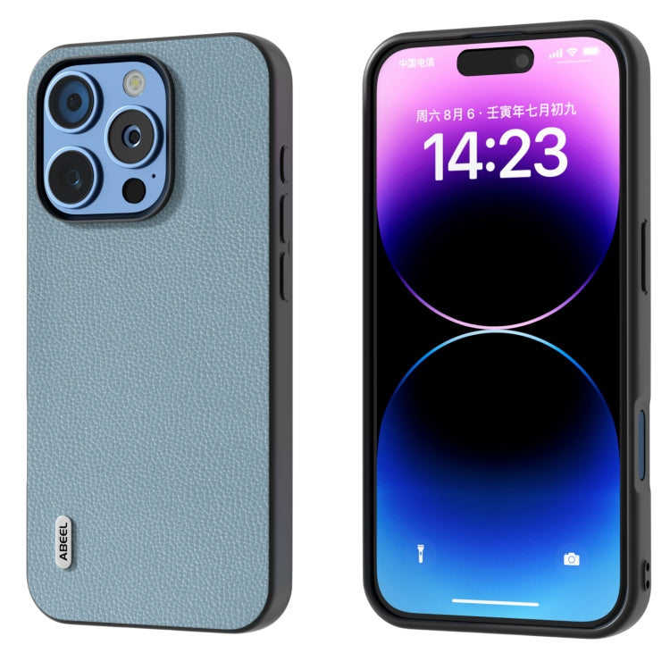 Custodia in vera pelle ABEEL per iPhone 15 e 16