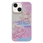Custodia PC con motivo dipinto per iPhone 13