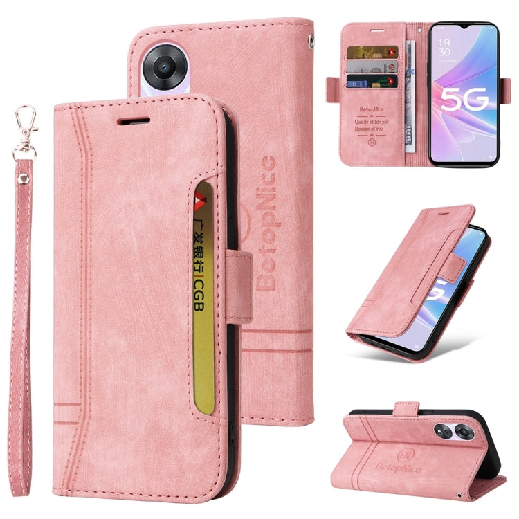 BETOPNICE Custodia per telefono in pelle con fibbia a doppio lato, For OPPO Reno11 Pro 5G Global, For OPPO Reno10 Pro+ 5G Global, For OPPO A1 5G / A98 / F23 5G, For OPPO A78 5G Global