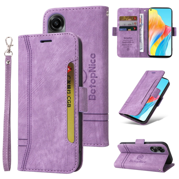 BETOPNICE Custodia per telefono in pelle con fibbia a doppio lato, For OPPO Reno10 5G Global/Reno10 Pro 5G Global, For OPPO A58 4G, For OPPO Reno11 5G Global, For OPPO A78 4G