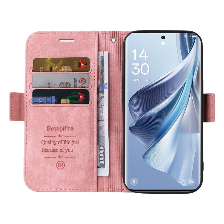 BETOPNICE Custodia per telefono in pelle con fibbia a doppio lato, For OPPO Reno10 5G Global/Reno10 Pro 5G Global, For OPPO A58 4G, For OPPO Reno11 5G Global, For OPPO A78 4G