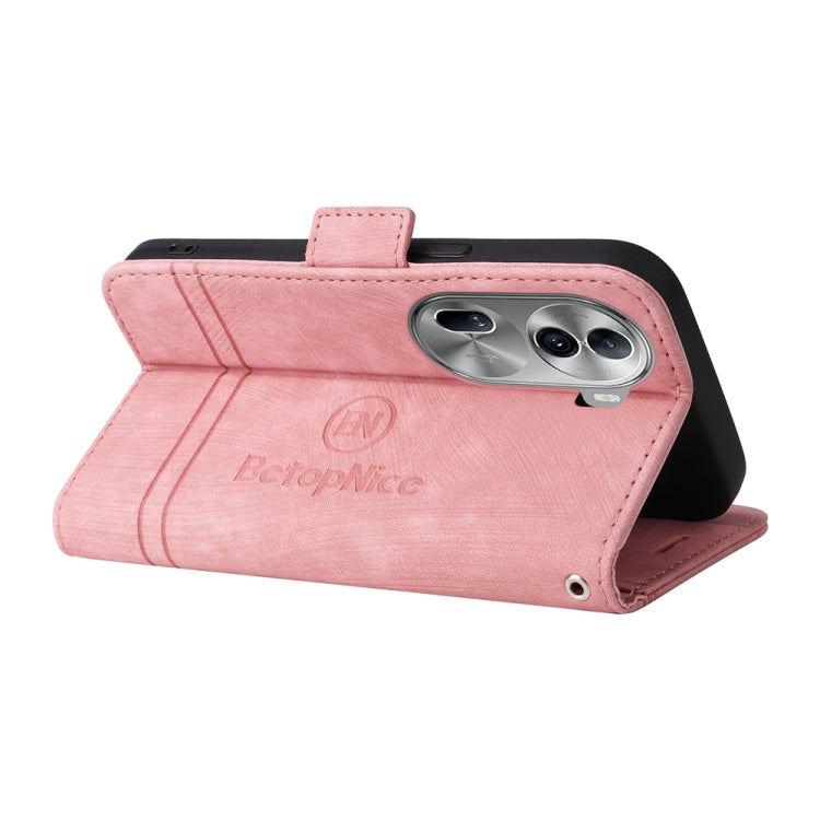 BETOPNICE Custodia per telefono in pelle con fibbia a doppio lato, For OPPO Reno11 Pro 5G Global, For OPPO Reno10 Pro+ 5G Global, For OPPO A1 5G / A98 / F23 5G, For OPPO A78 5G Global