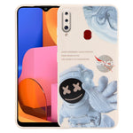 Custodia silicone antiurto per Samsung Galaxy A21s e A21