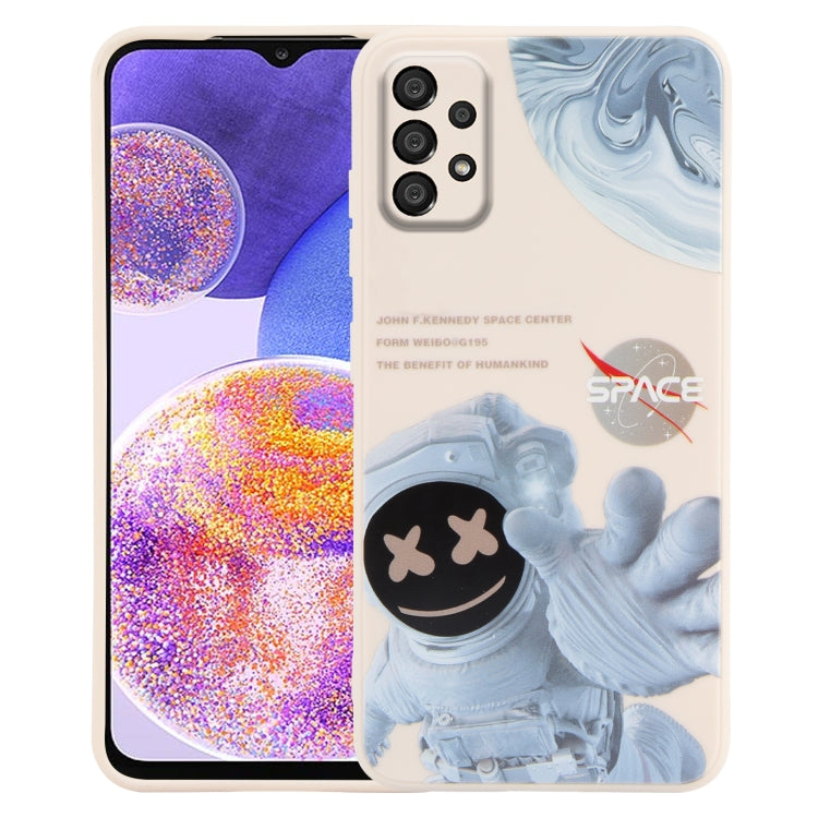 Custodia antiurto astronauta in silicone per smartphone Samsung